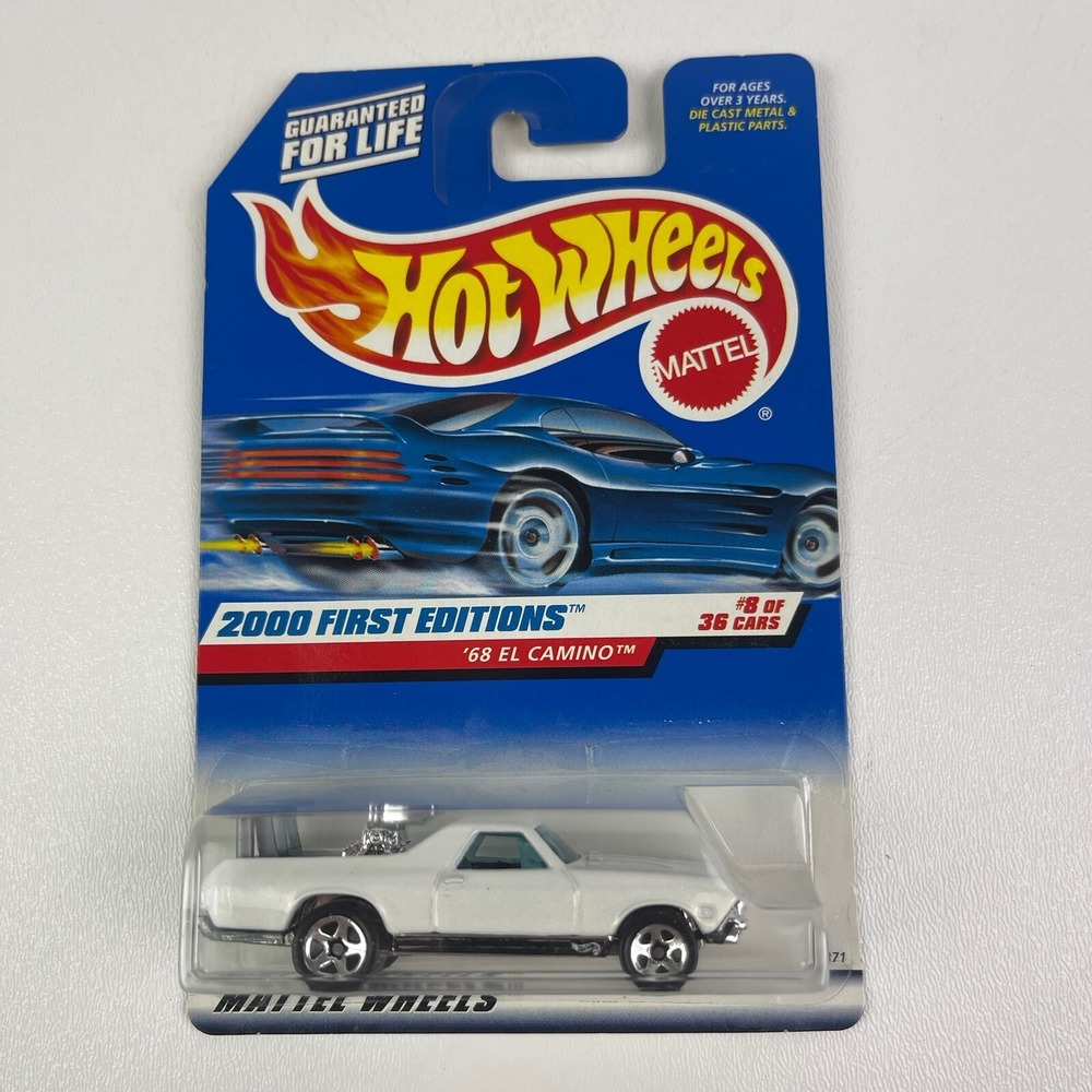Hot Wheels 2000 First Editions‎ 8 Of 36 White 68 El Camino